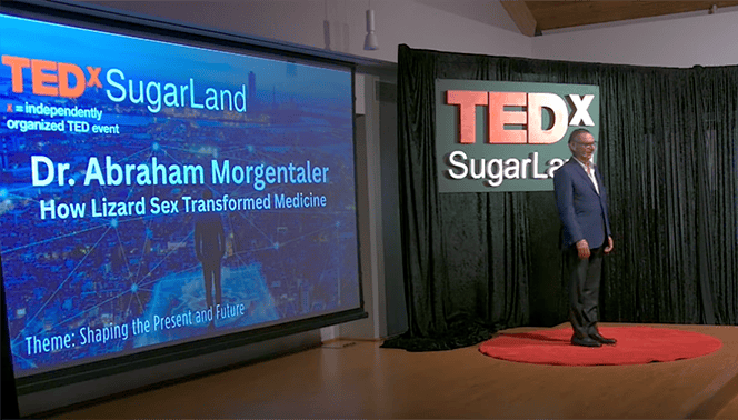 Dr. Morgentaler speaking at TEDx